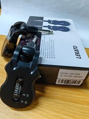 Rechargeable Wireless Guitar Transmitter & Receiver – 24-bit Clear Audio Black