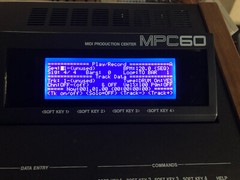 AKAI MPC60 mk1 LED SCREEN LCD new including metal frame and new display window