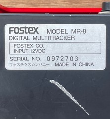 Fostex MR-8 Digital Multitracker Recorder USB XLR In 2 Mic Inputs UNTESTED READ