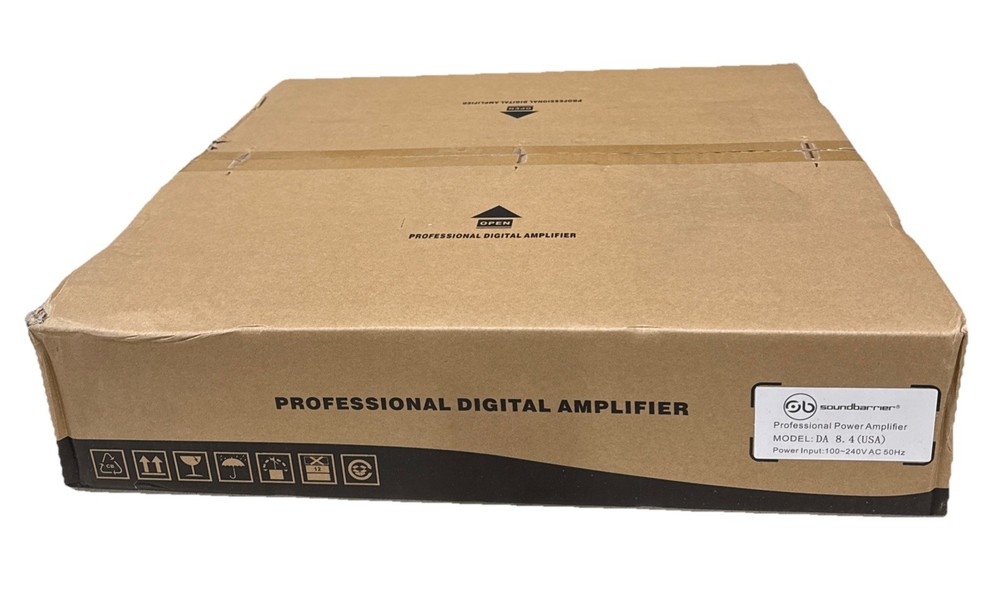 Sound Barrier DA 8.4 (USA) Professional Power Amplifier 100-240V AC 50Hz