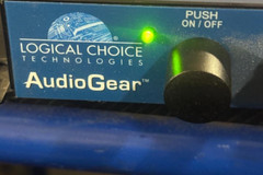 LOGICAL CHOICE AUDIO GEAR STEREO AMPLIFIER AG-102 PRO (RJ45 Ethernet Connection)