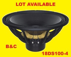 🍀 NEW! B&C 18DS100-4 18″ Professional Neodymium Subwoofer 3000w 4 ohms