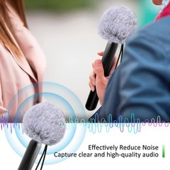 Frgyee Handheld Mic Adapter for Rode Wireless GO II, 9.37*1.65 inches, Black