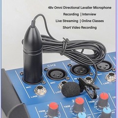Clip On Lavalier Microphone For Speech Recording And Interviews Easy To Use