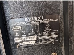 Behringer B215XL Passive Speaker PA Monitor 15 Inch 1000W Pro Audio Live