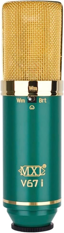 MXL V67I FET Condenser Microphone with Dual Sided Capsule Tuned for “Warm”…
