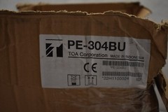 TOA Corporation Pendant Speaker UL1480UUMW Rated 30W ABS Resin PE-304BU