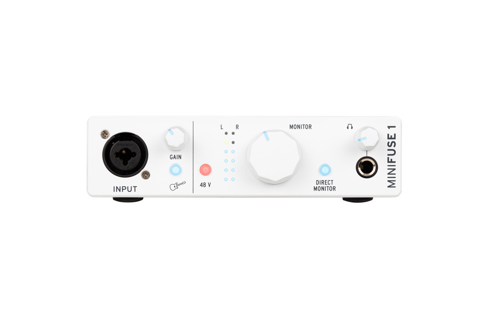 Arturia MiniFuse 1 Portable 1×2 USB Type-C Audio Interface (White)