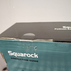 squarock podcast equipment bundle for 2 Sr-av103-2.battery Life 8hr .Black.R7