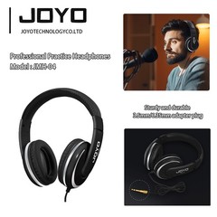 JOYO Over Ear Headphones Wired Studio Headphones with 1/4 to 3.5mm Jack（OP）