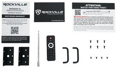 Rockville RCS350-6 350 Watt 6 Zone 70v Commercial/Restaurant Amplifier/Bluetooth