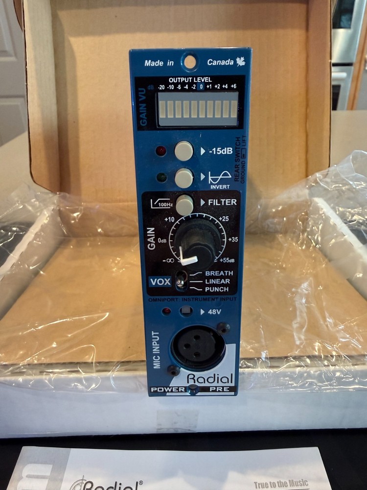 Radial Engineering 500 Series Microphone Pre PREAMP w/original box – 3 available