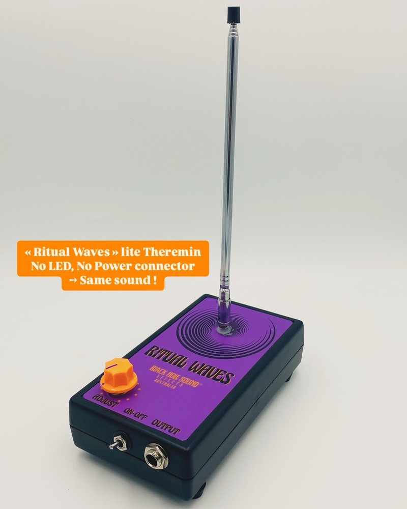 „Ritual Waves“ lite Theremin pitch only – Handmade in Australia
