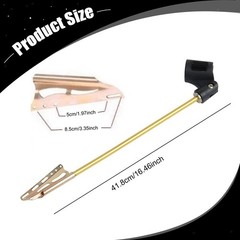 Saxophone Microphone Stand Clip Practical Sax Mic Clip for Musician Concert