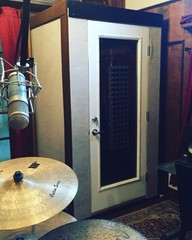 4x4x7’5” Vocal Booth Glass Door Upgrade – Complete ISO Booths