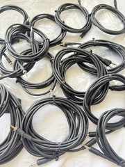Lot of 18 Mogami 2314 Low Noise Audio Cables 3.5mm TS Male to 2.5mm TS Male