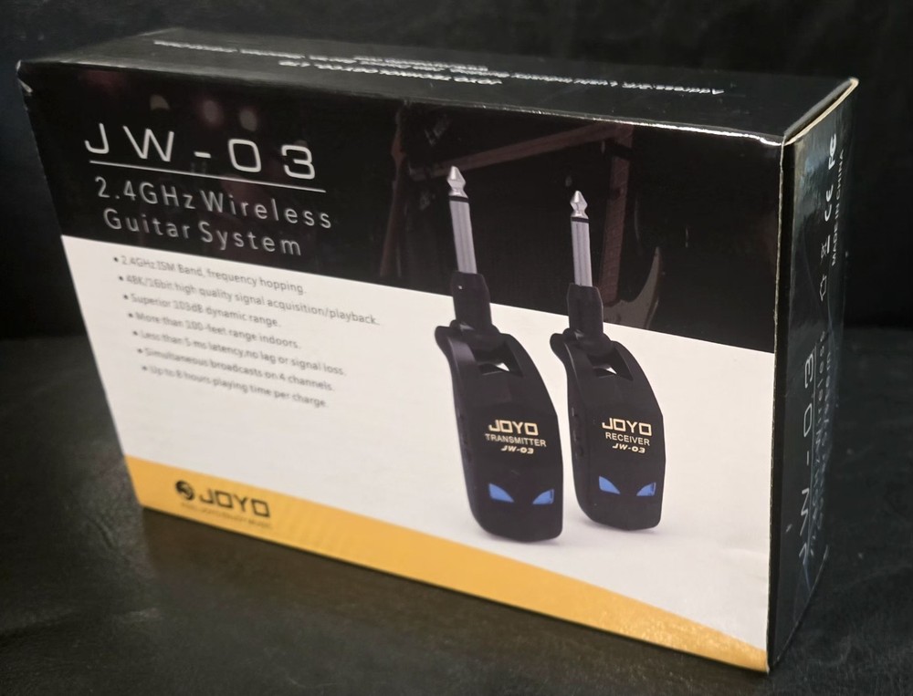 JOYO JW-03 Wireless Guitar System Transmitter/Receiver 2.4GHz NEW & UNUSED