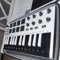 Akai Professional MPK mini 25-Key USB MIDI Controller Arp Pads Knobs Case
