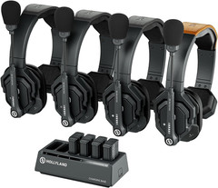 Solidcom SE Full Duplex 4-Users ENC Noise Cancellation Wireless Intercom Headset