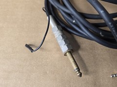 20′ Foot Morley Instrument Cable From The 1970s Vintage w/ Grounding 70s