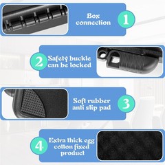 14.1″ x 10.6″ x 3.5″Customizable Foam Hard-Shell Portable Case with Pre-cut F…