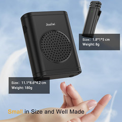 Bluetooth Voice Amplifier with Wireless Lavalier Microphone, Personal Teacher Mi