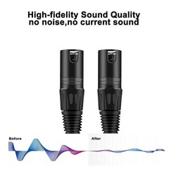 Premium XLR Male to Female All Sizes Microphone Cable Balanced 3 Pin Pro Grade