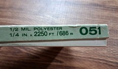 Emerald Recording Tape 1/2 Mil Polyester 1/4” Inch 2250 ft. 686 m 051 Vintage