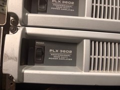 QSC PLX 3602 2-Channel 3600W Power Amplifier Rack Mountable Bridgeable