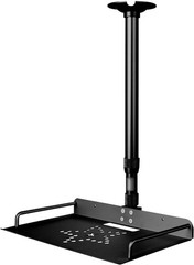 2-Be-Best Universal Projector Ceiling Mount with Tray, 14.5-23.2IN, Black