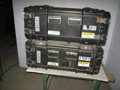 Rackmount 06U x24 ECS Legacy Composite Shock Mount Rack Black Case Shockmount