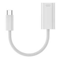 3-in-1 USB C to Lightning Adapter, Support (Charging + Data + Audio), USB C