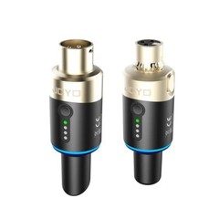 JOYO 5.8GHz Microphone Wireless System Transmitter & Receiver 4 Channels Dynamic