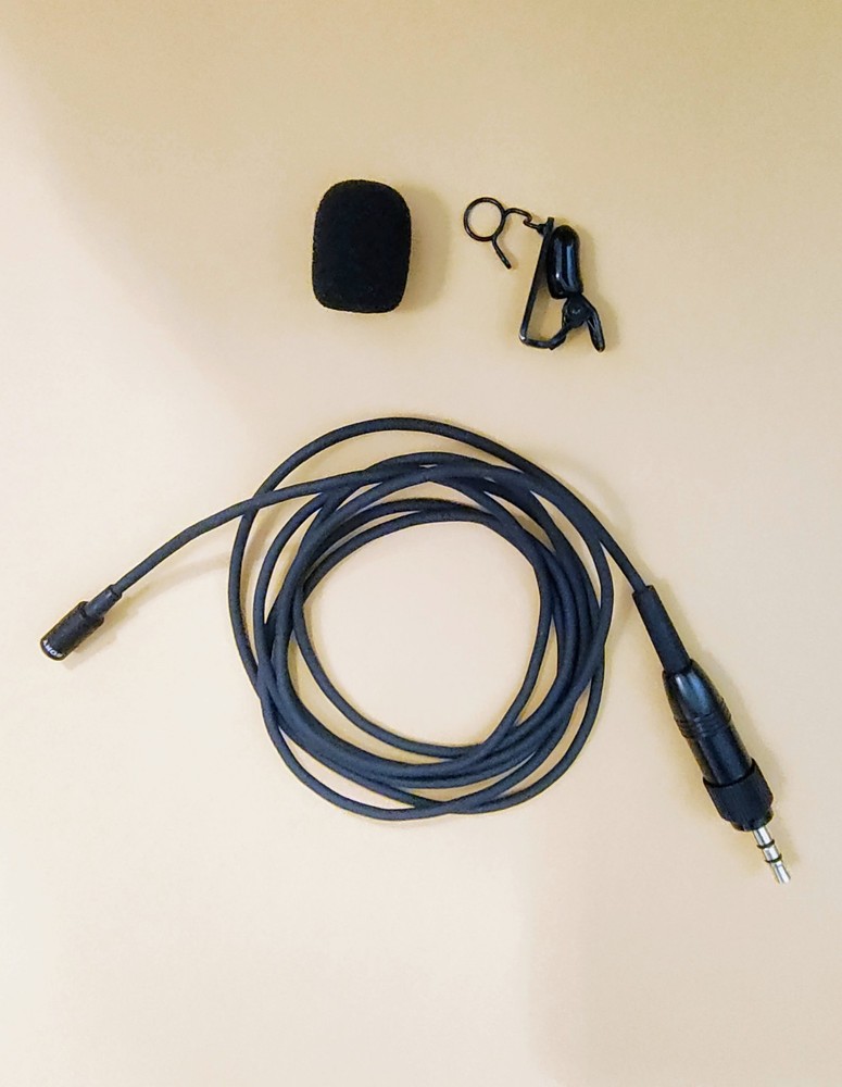 Sony ECM-77B Lavalier Microphone 3.5mm For Sony UWP UTX B40 UTX B03 EXC+