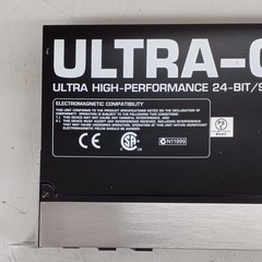 BEHRINGER ULTRADRIVE PRO DCX2496 Loudspeaker Management System Digital Crossover