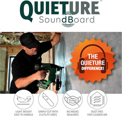 Quieture Acoustic Panels – 12 Sound Absorbing Fiberboard for Soundproofing