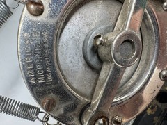 Vintage Antique American Double Button Carbon Ring Broadcast Microphone 1930’s