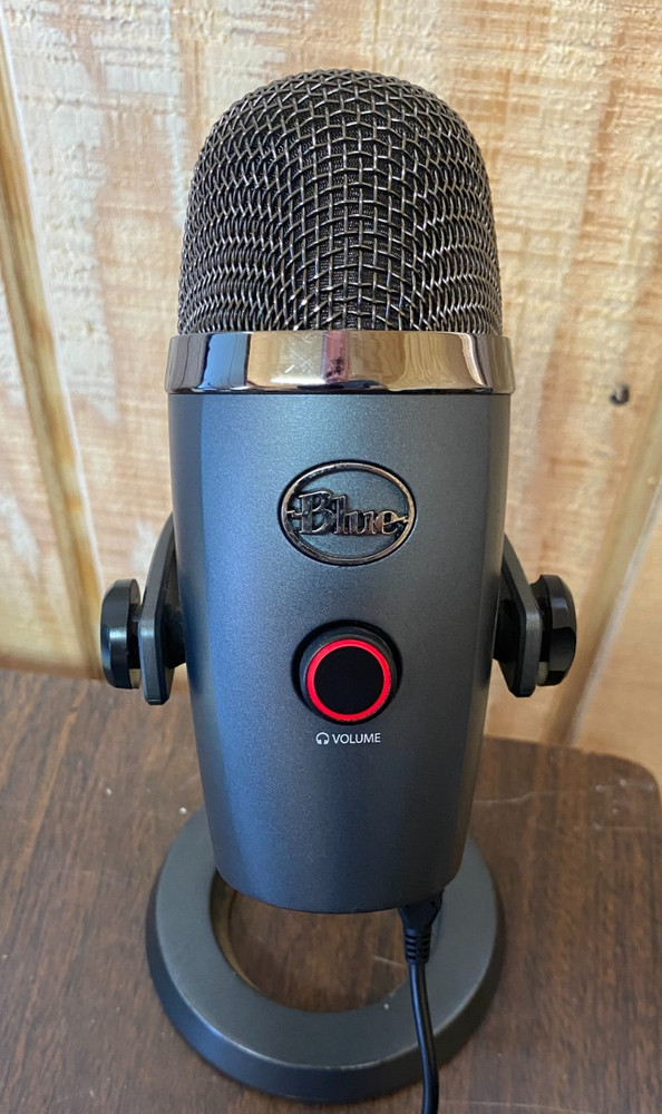 Blue Yeti Nano Condenser USB Podcast Music Recording Microphone Grey Works