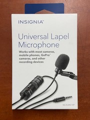Insignia NS-DLMIC10P Omnidirectional Lapel Microphone *NEW* | C966*