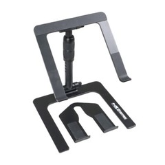 ProX T-LPS900BLK Black Ibis Folding DJ Studio Laptop Stand w Adjustable Tray