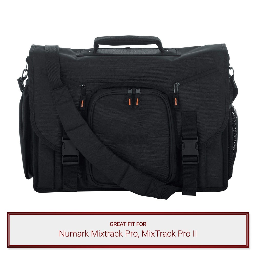 Gator Cases 19″ Messenger Bag fits Numark Mixtrack Pro, MixTrack Pro II