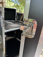 10U Audio DJ Road Rack Case with Casters Pro Tour Grade Rack Mobile Flight Case