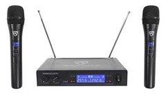 Technical Pro Dual 8″ Rechargeable Karaoke Machine System+Stand+3) Wireless Mics