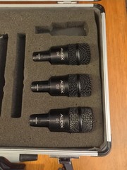 Audix D Drum Microphone Pack 1-D1, 2-D2, 1- AKG D112 + CLIPS & MOUNTS