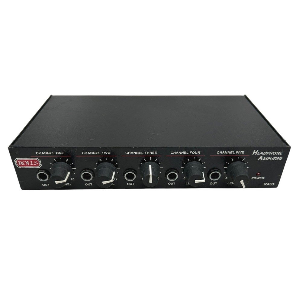 Rolls RA53 5-Channel Headphone Amp Audio Distribution READ UNTESTED NO POWER