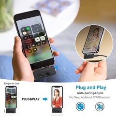 Wireless Microphone Type-C for iPhone 17/16/15/iPad/Android Phone Plug-Play USA