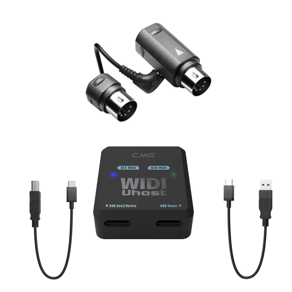 CME WIDI Master + Uhost USB-B OTG Pack – Connect MIDI devices with USB…