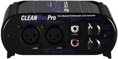 CLEANBoxPro Audio Level Converter XLR RCA Mini Jack Studio DJ Recording Equip…