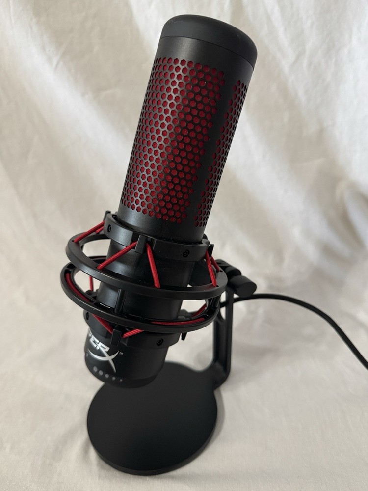 HyperX QuadCast USB Condenser Gaming Microphone, HX-MICQC-BK