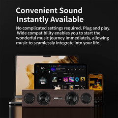 C02 Retro Multimedia Bluetooth Speaker for TV, Computer, and Mobile Devices